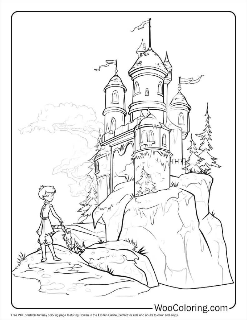 100  Fantasy coloring pages  Free PDF To Print  - 5