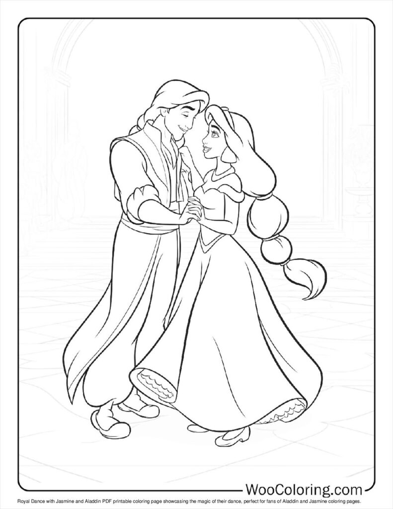 Royal Dance with Jasmine and Aladdin