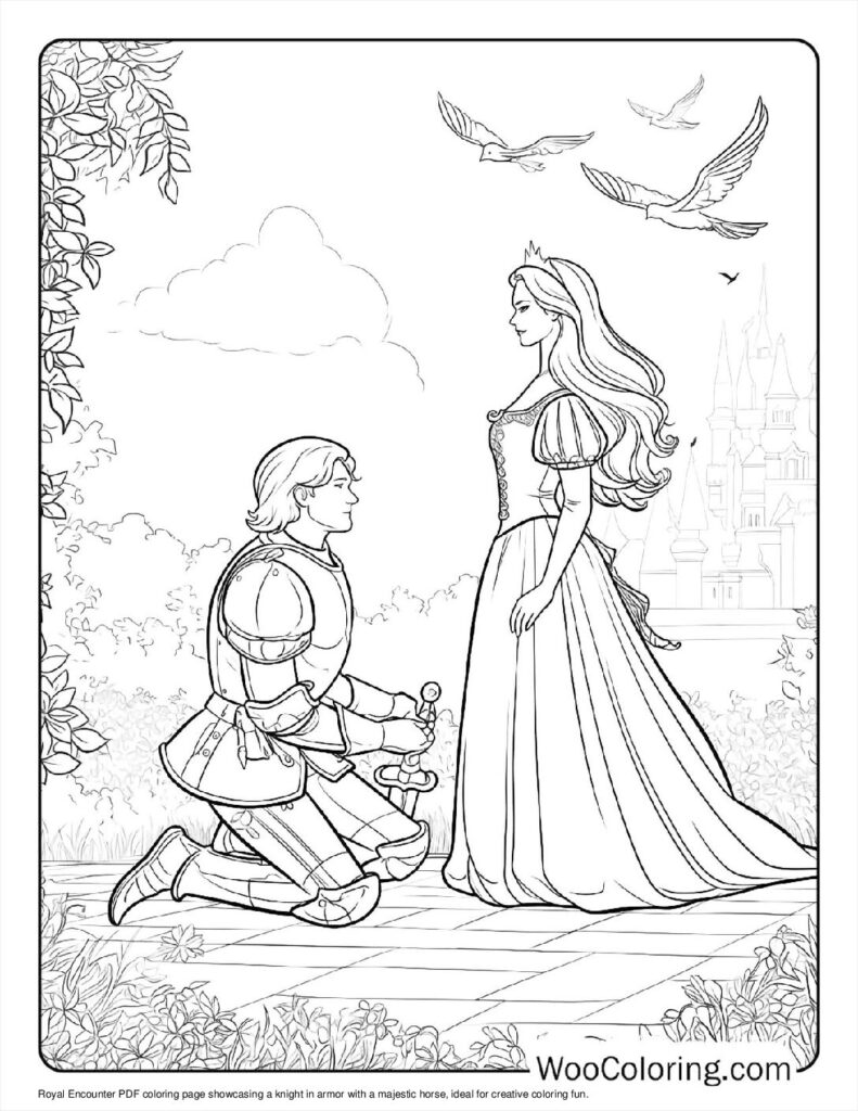 100  Knight coloring pages  Free PDF To Print  - 13