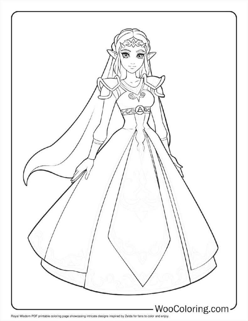 100  Zelda coloring pages  Free PDF To Print  - 23