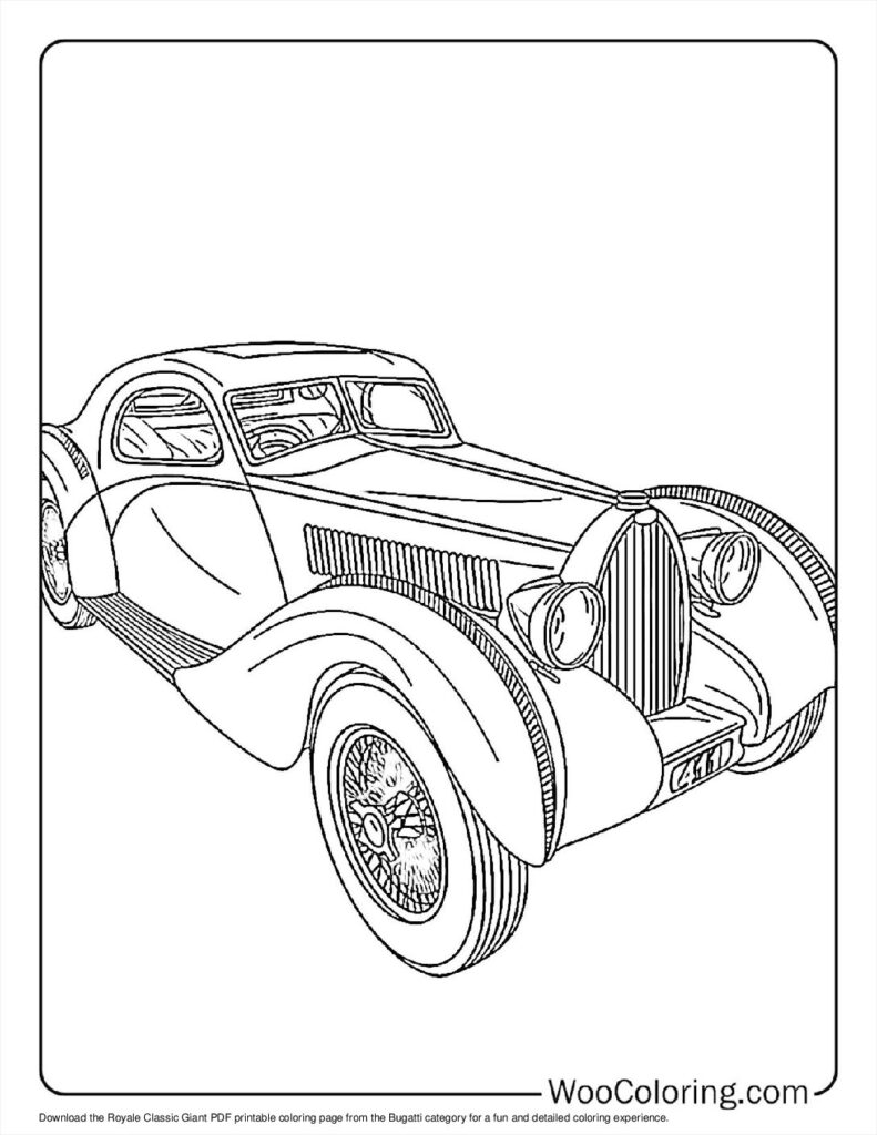 100  Bugatti coloring pages  Free PDF To Print  - 87