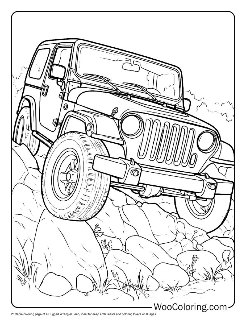 100  Jeep coloring pages  Free PDF To Print  - 68