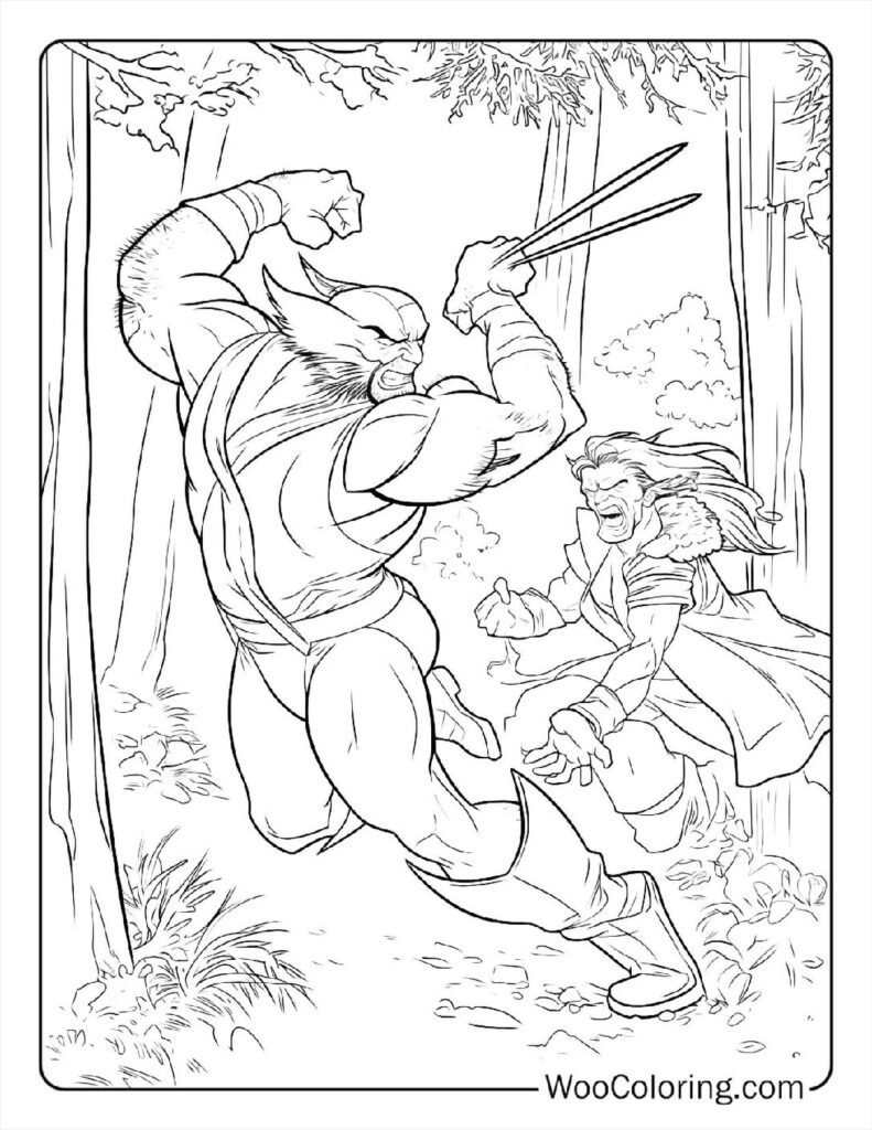 Sabretooth Confrontation