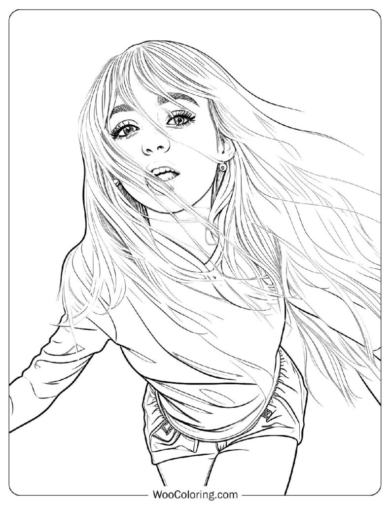 24 Sabrina Carpenter Coloring Pages  Free PDF To Print  - 1