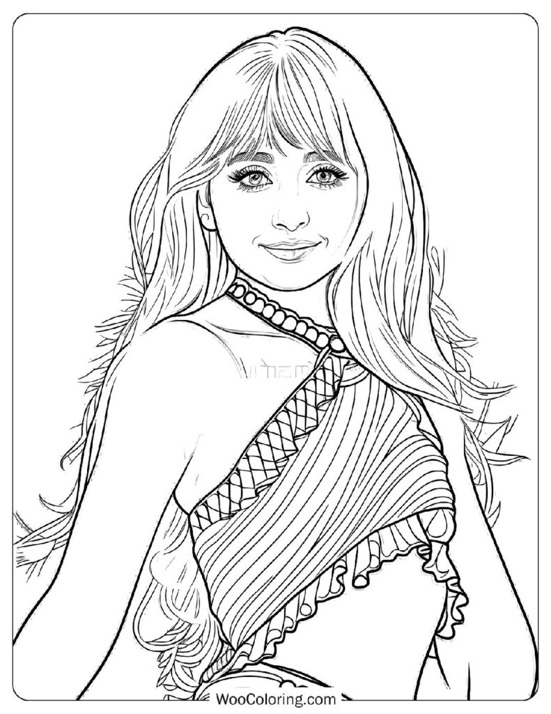 24 Sabrina Carpenter Coloring Pages  Free PDF To Print  - 31