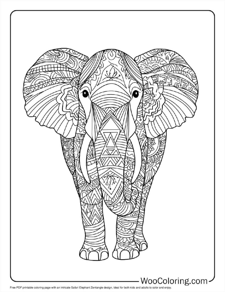 100  Zentangle coloring pages  Free PDF To Print  - 32