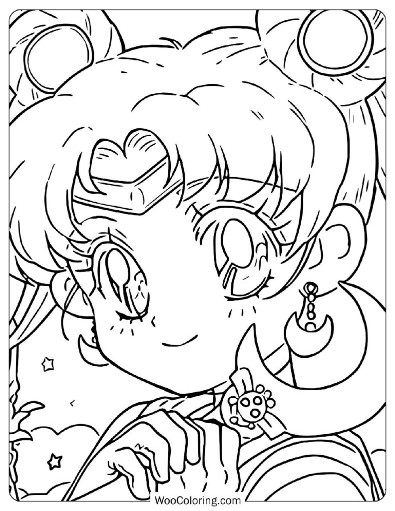 Sailor Moon – The Beloved Guardian of Love and Justice in Anime History Sheet To Color