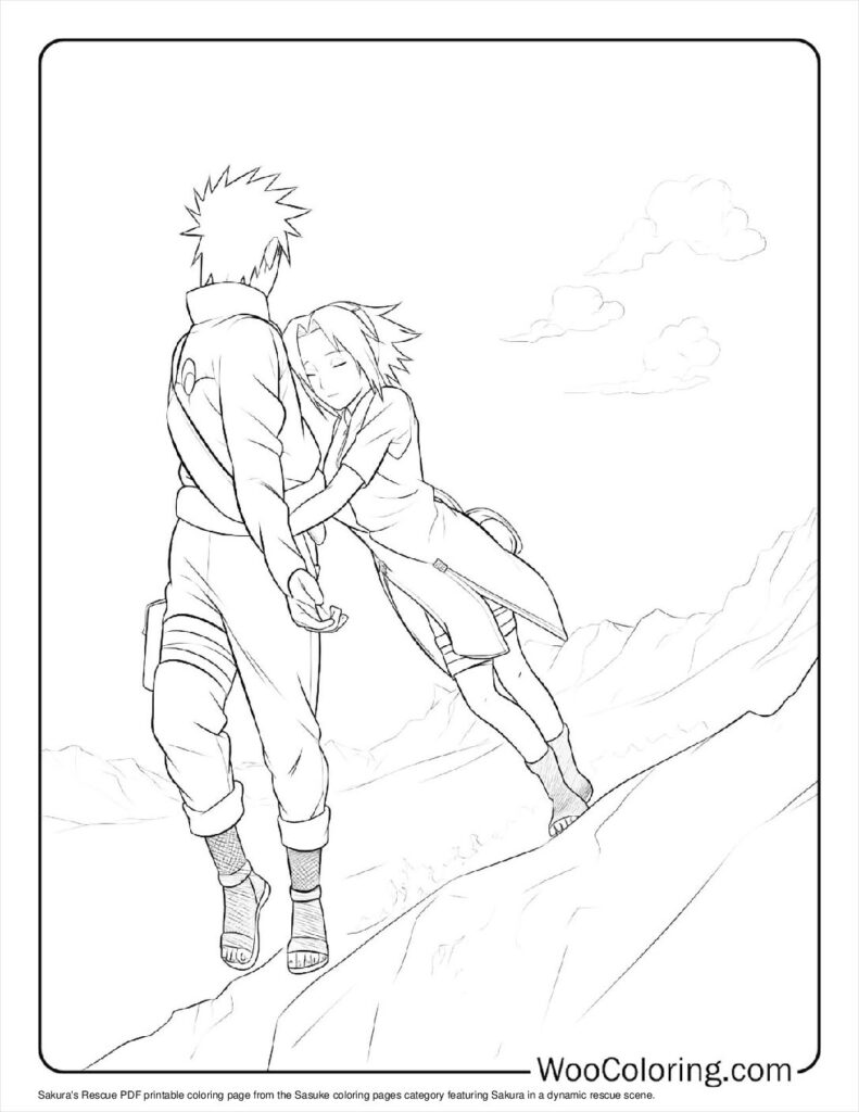 100  Sasuke coloring pages  Free PDF To Print  - 1