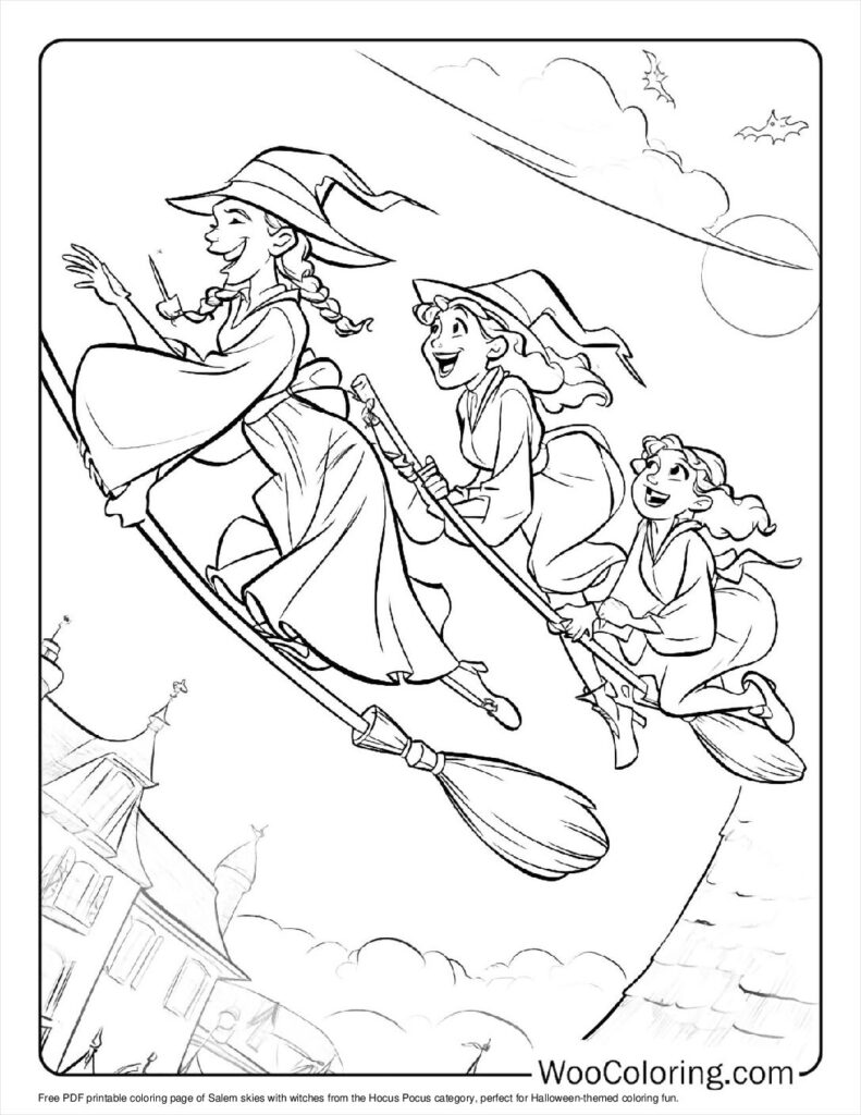 100  Hocus Pocus coloring pages  Free PDF To Print  - 41