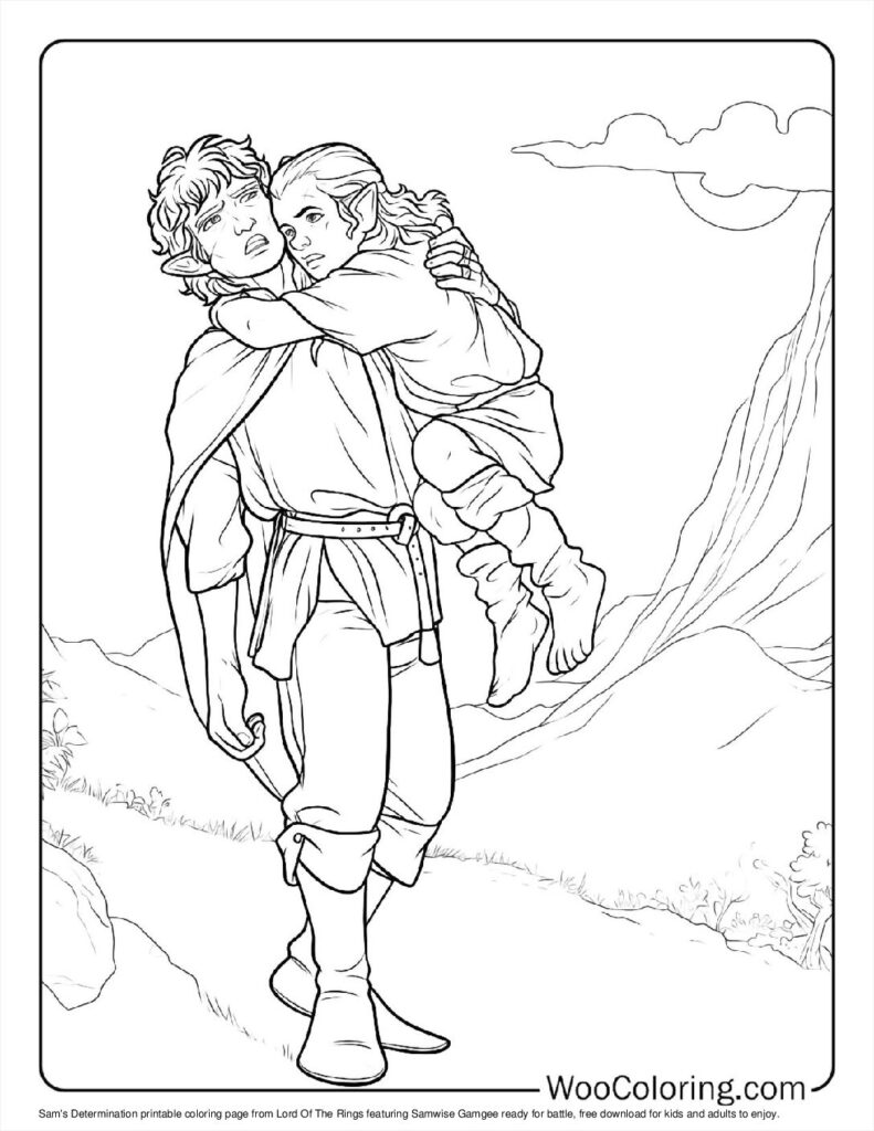 100  Lord Of The Rings coloring pages  Free PDF To Print  - 83