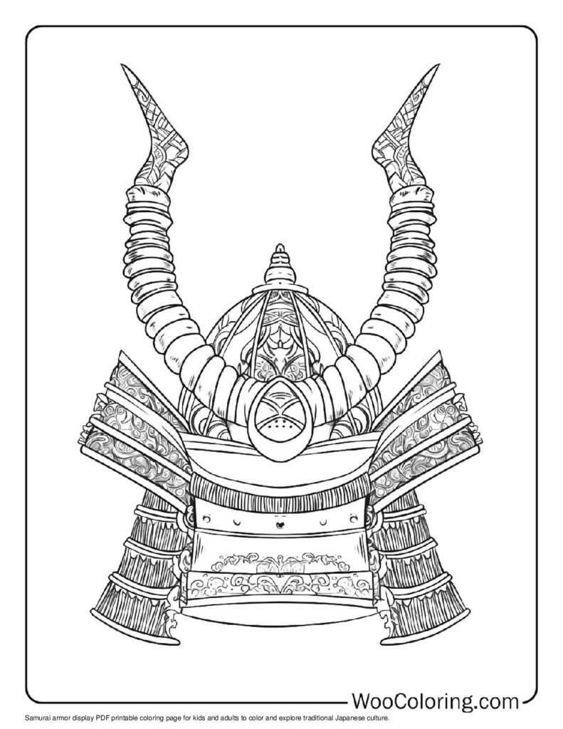 100  Samurai coloring pages  Free PDF To Print  - 65