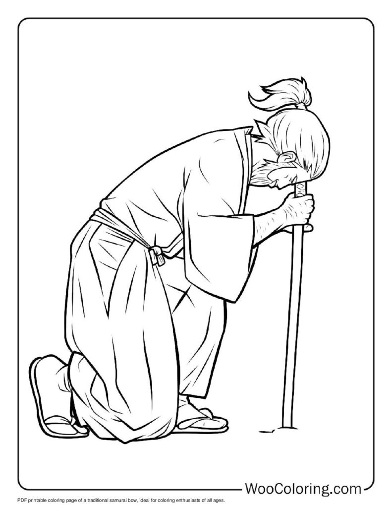 100  Samurai coloring pages  Free PDF To Print  - 27