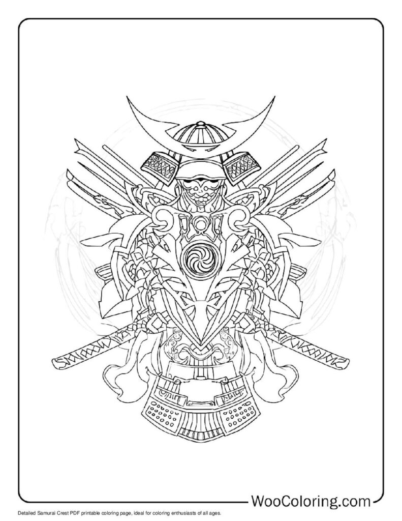 100  Samurai coloring pages  Free PDF To Print  - 81