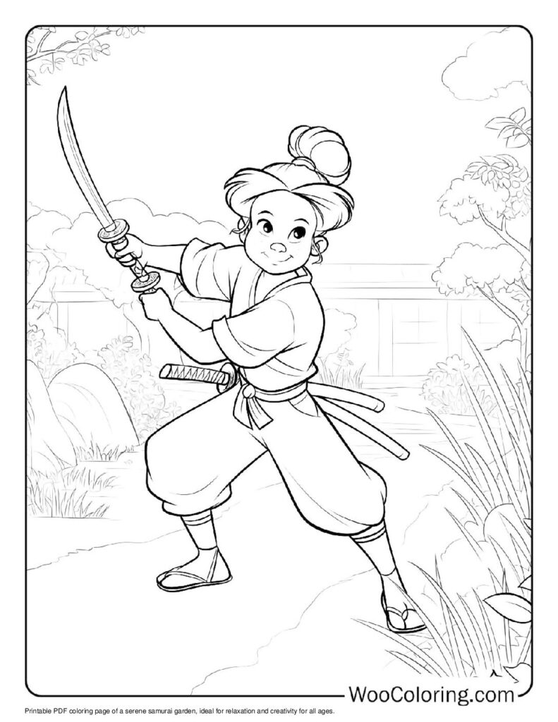 100  Samurai coloring pages  Free PDF To Print  - 36