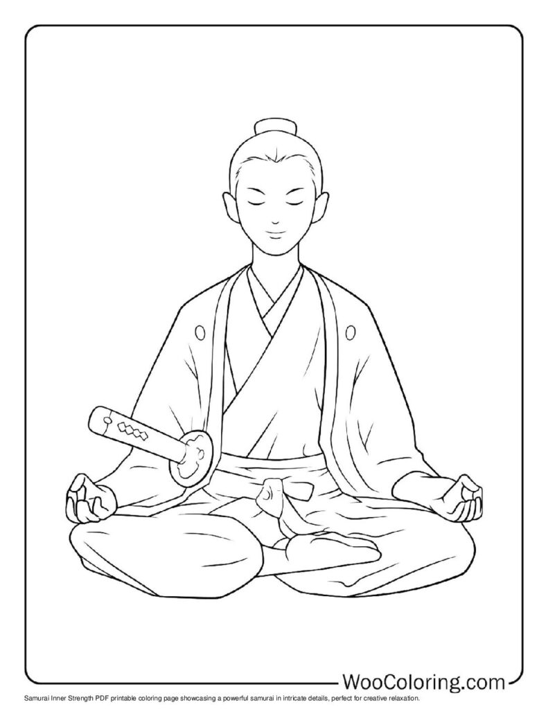 100  Samurai coloring pages  Free PDF To Print  - 9