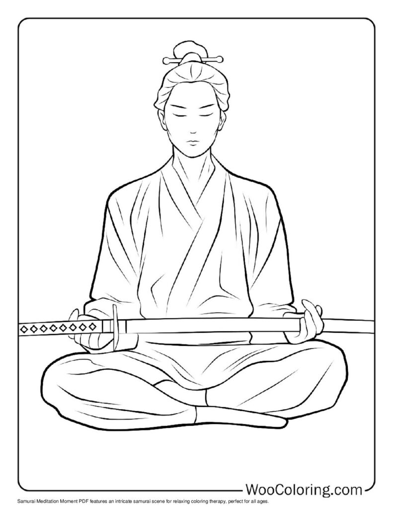100  Samurai coloring pages  Free PDF To Print  - 95
