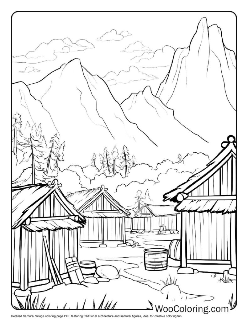 100  Samurai coloring pages  Free PDF To Print  - 7