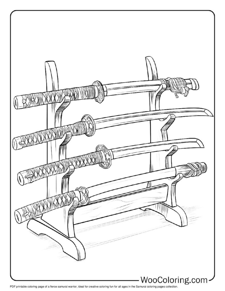 100  Samurai coloring pages  Free PDF To Print  - 33