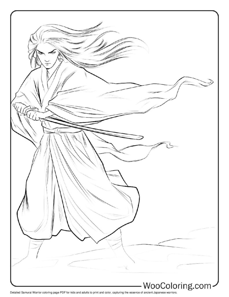 100  Samurai coloring pages  Free PDF To Print  - 56