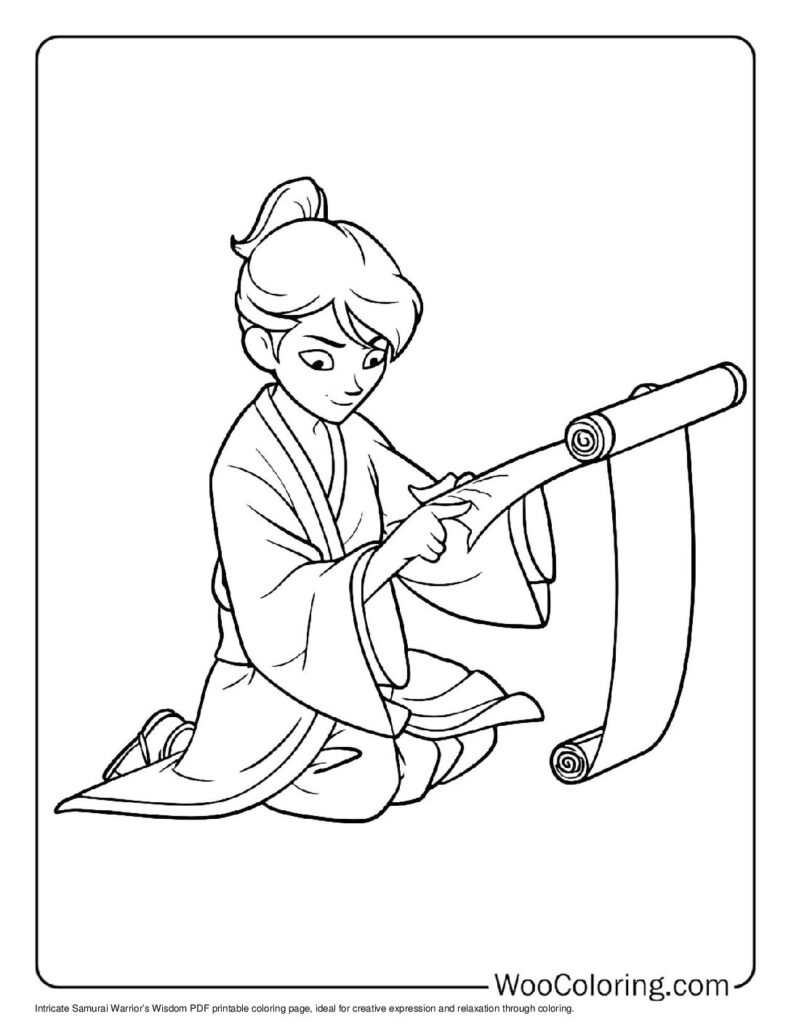 100  Samurai coloring pages  Free PDF To Print  - 41