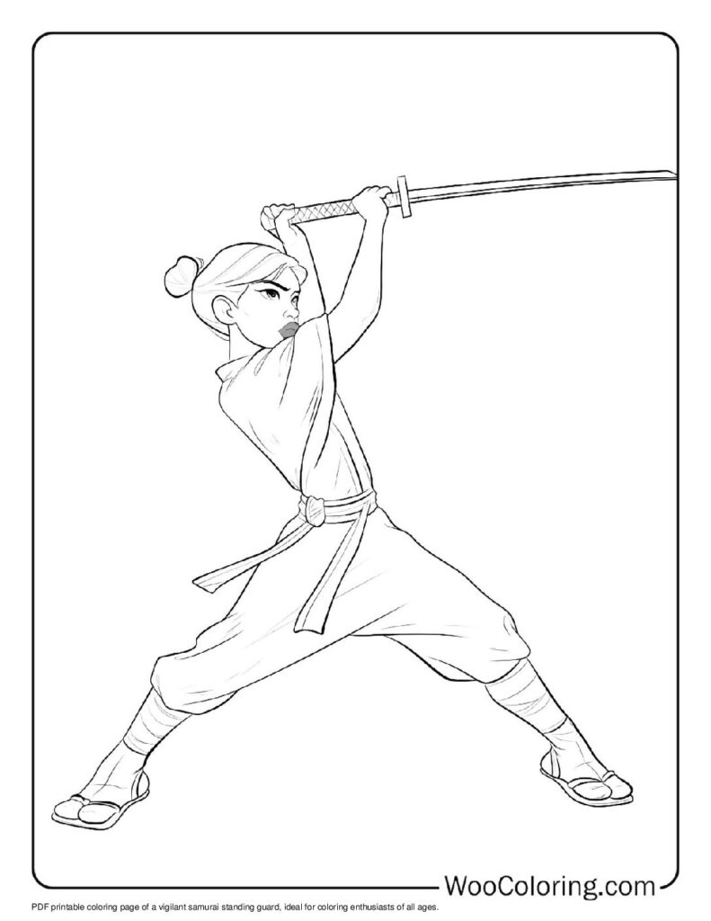 100  Samurai coloring pages  Free PDF To Print  - 54