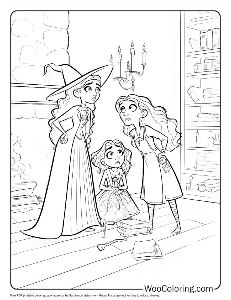 100  Hocus Pocus coloring pages  Free PDF To Print  - 68