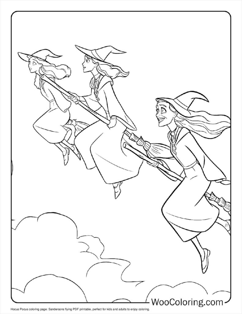 100  Hocus Pocus coloring pages  Free PDF To Print  - 99