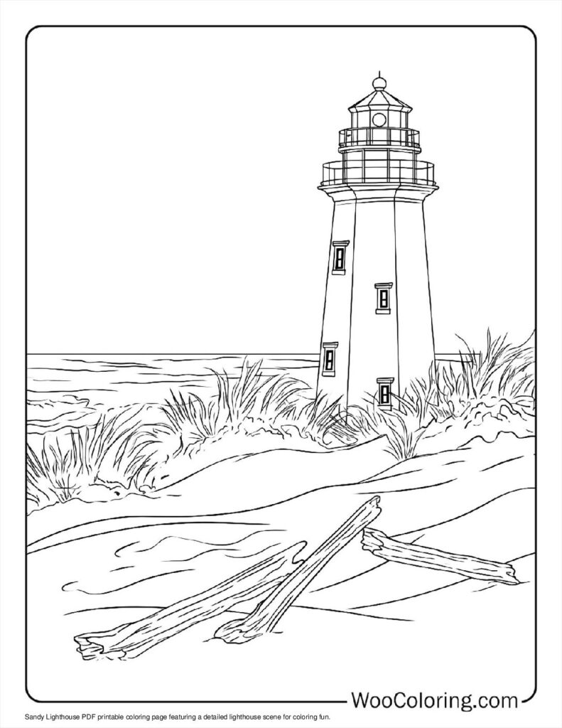 100 Lighthouse coloring pages Free PDF To Print - 67