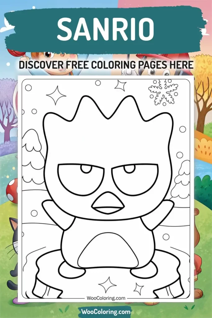 Sanrio coloring pages designs from TV Show