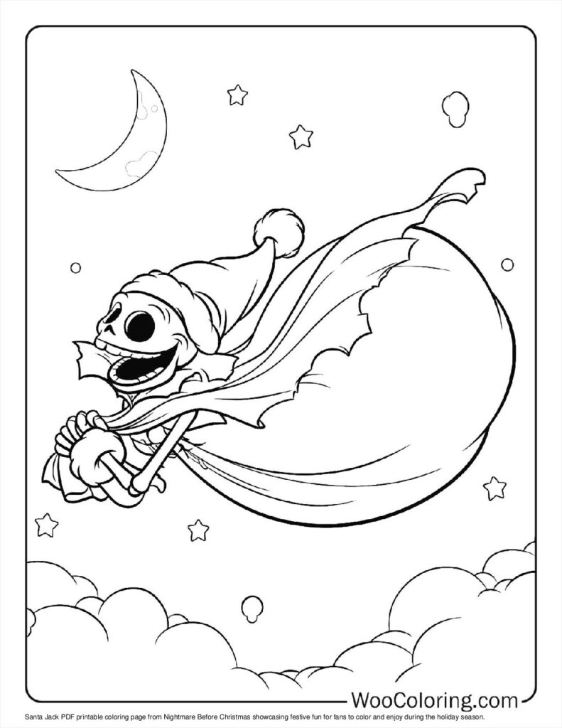 100  Nightmare Before Christmas coloring pages  Free PDF To Print  - 31