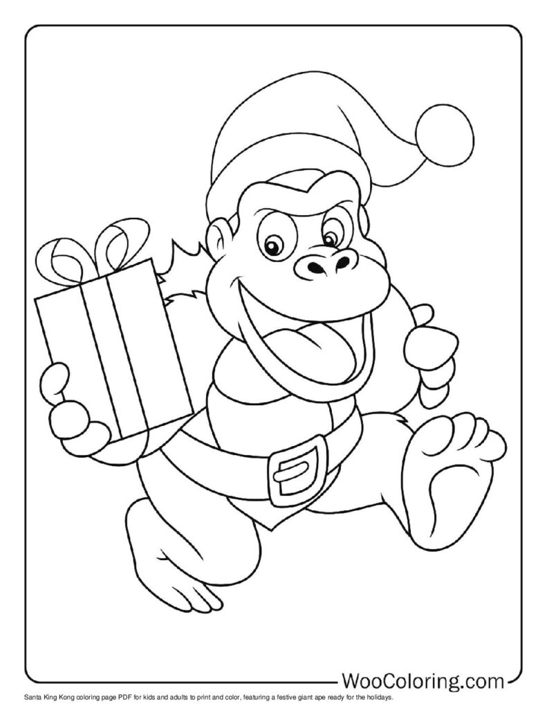100  King Kong coloring pages  Free PDF To Print  - 60