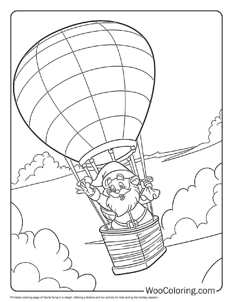 100  Santa coloring pages  Free PDF To Print  - 82