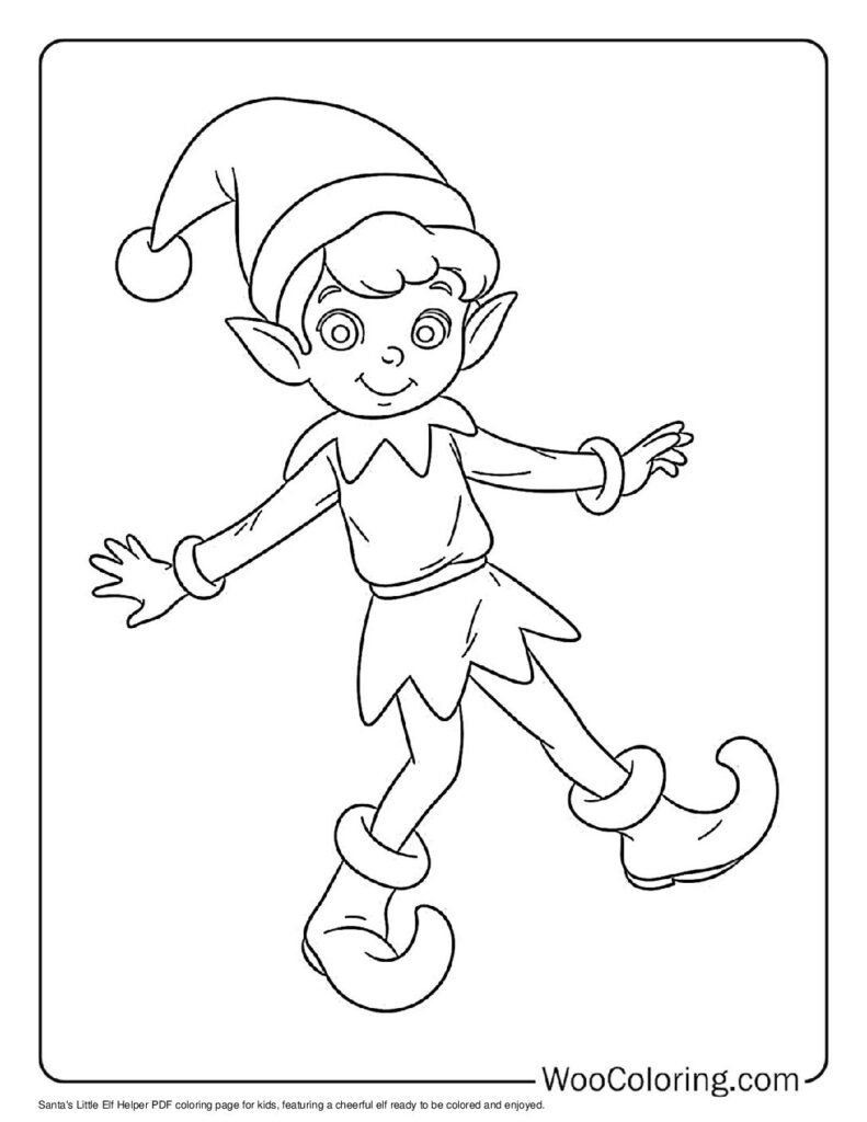 100 Elf coloring pages Free PDF To Print - 61