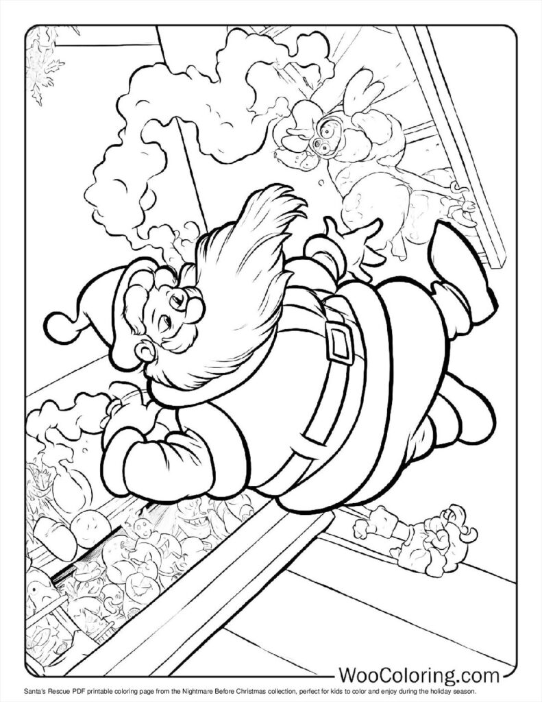 100  Nightmare Before Christmas coloring pages  Free PDF To Print  - 2