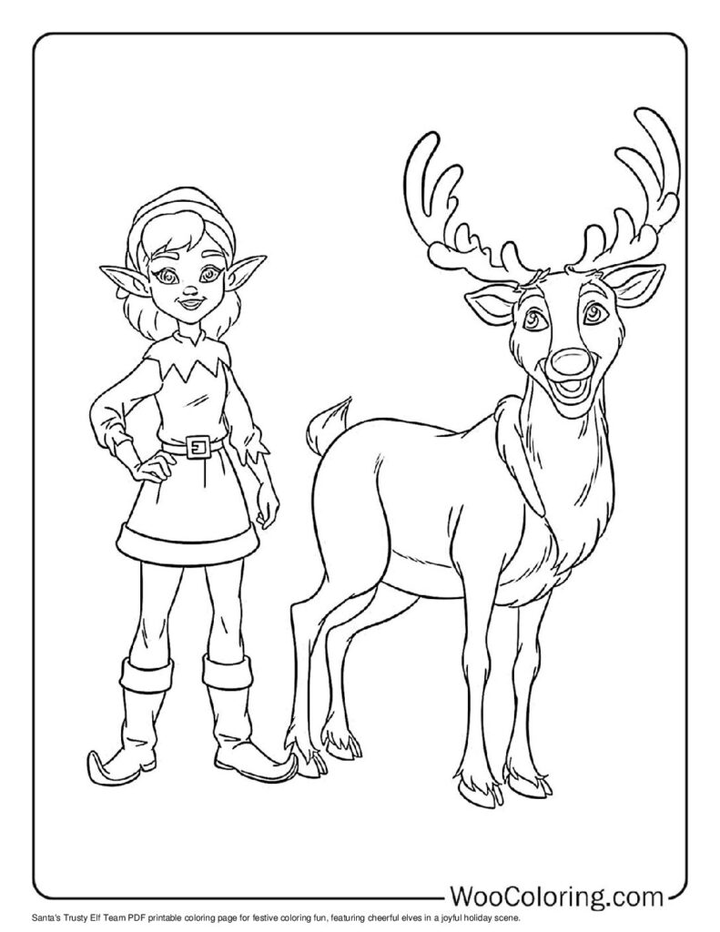 100 Elf coloring pages Free PDF To Print - 51