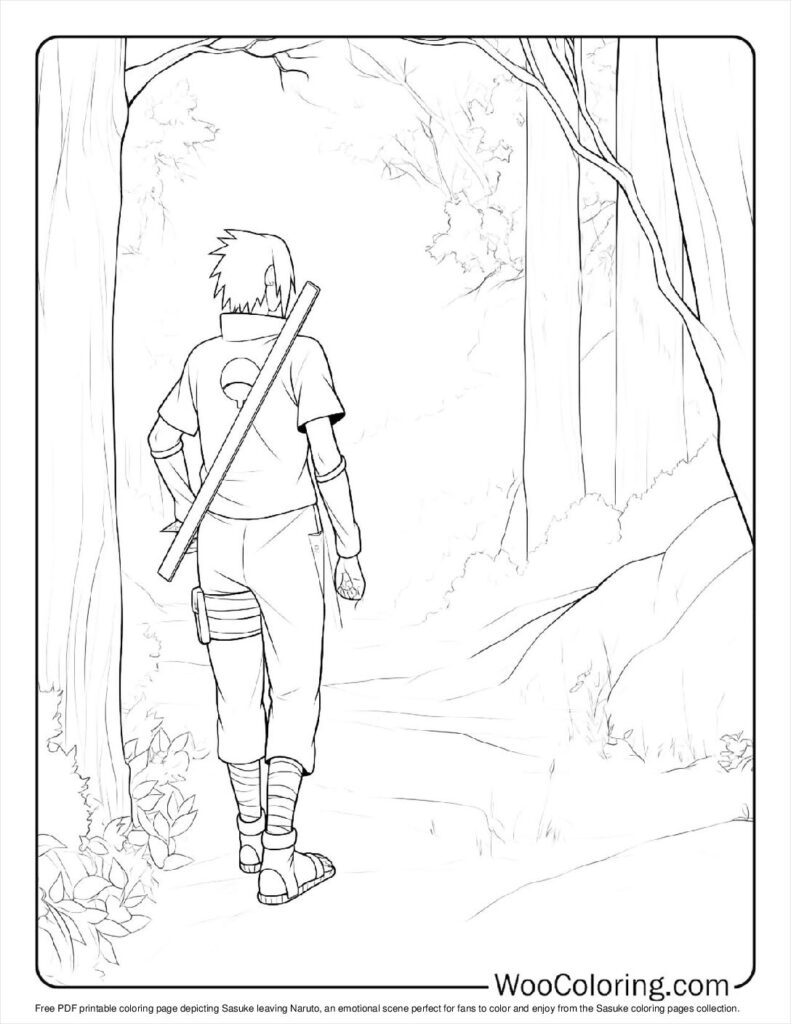 100  Sasuke coloring pages  Free PDF To Print  - 96