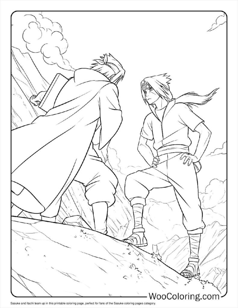 100  Sasuke coloring pages  Free PDF To Print  - 64
