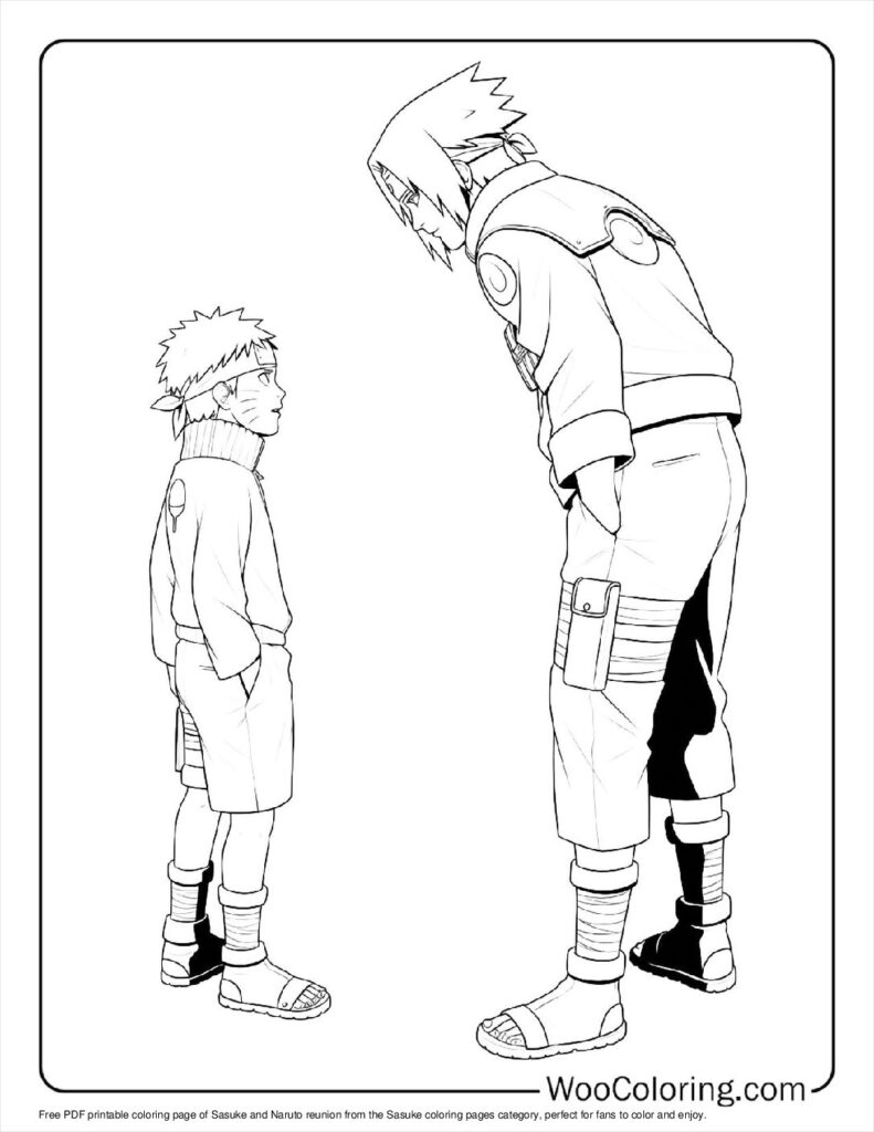 100  Sasuke coloring pages  Free PDF To Print  - 61