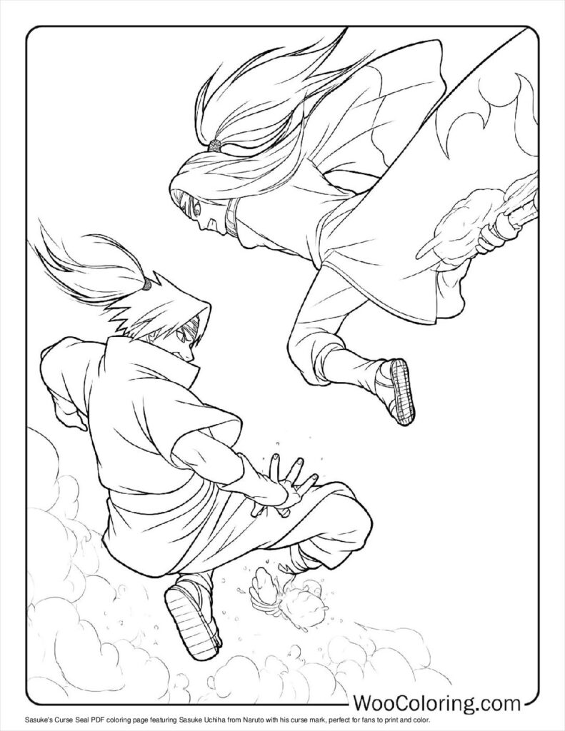 100  Sasuke coloring pages  Free PDF To Print  - 83