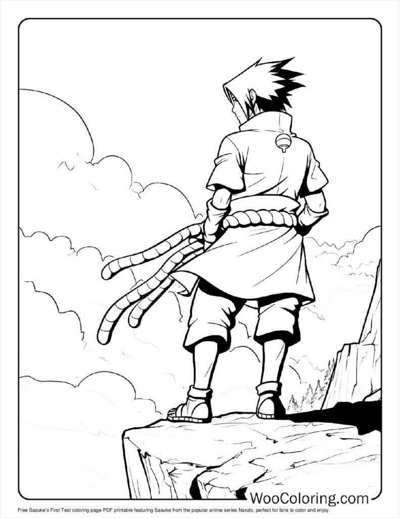 100  Sasuke coloring pages  Free PDF To Print  - 62