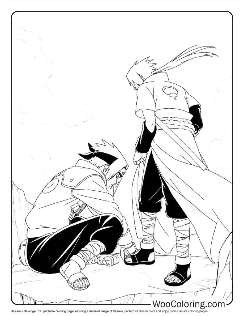 100  Sasuke coloring pages  Free PDF To Print  - 94