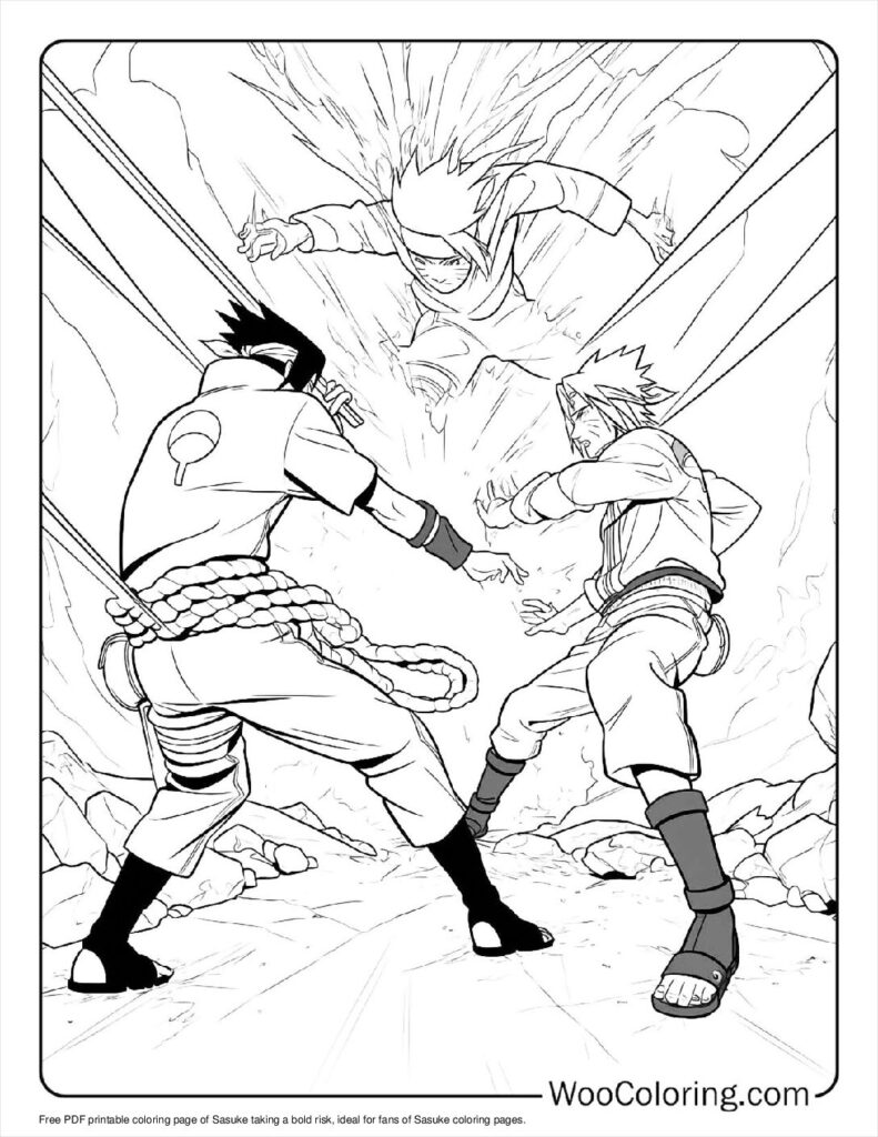 100  Sasuke coloring pages  Free PDF To Print  - 37
