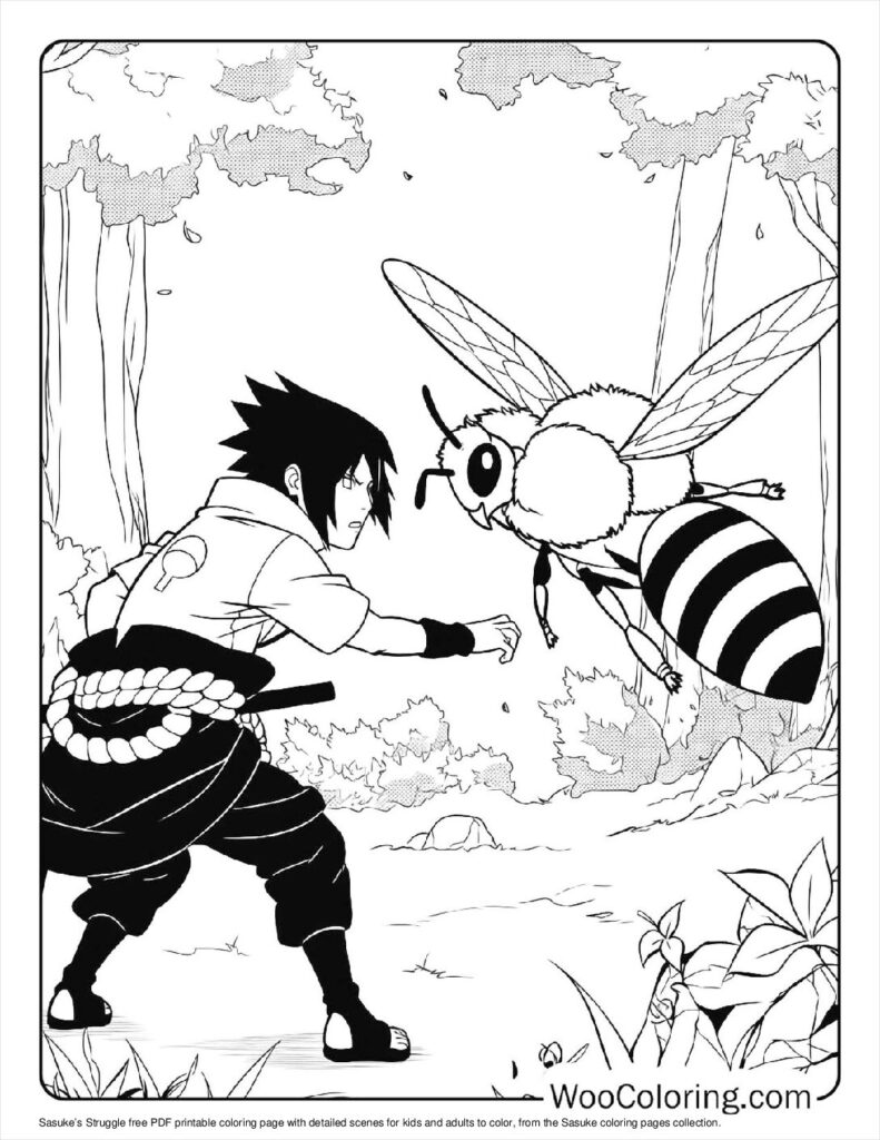 100  Sasuke coloring pages  Free PDF To Print  - 99
