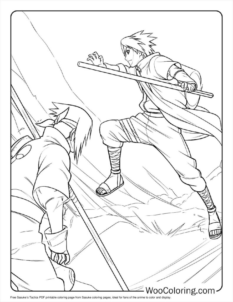 100  Sasuke coloring pages  Free PDF To Print  - 23