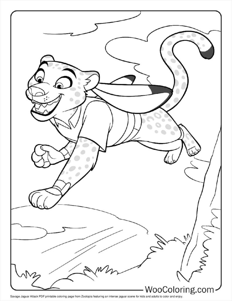 100  Zootopia coloring pages  Free PDF To Print  - 61