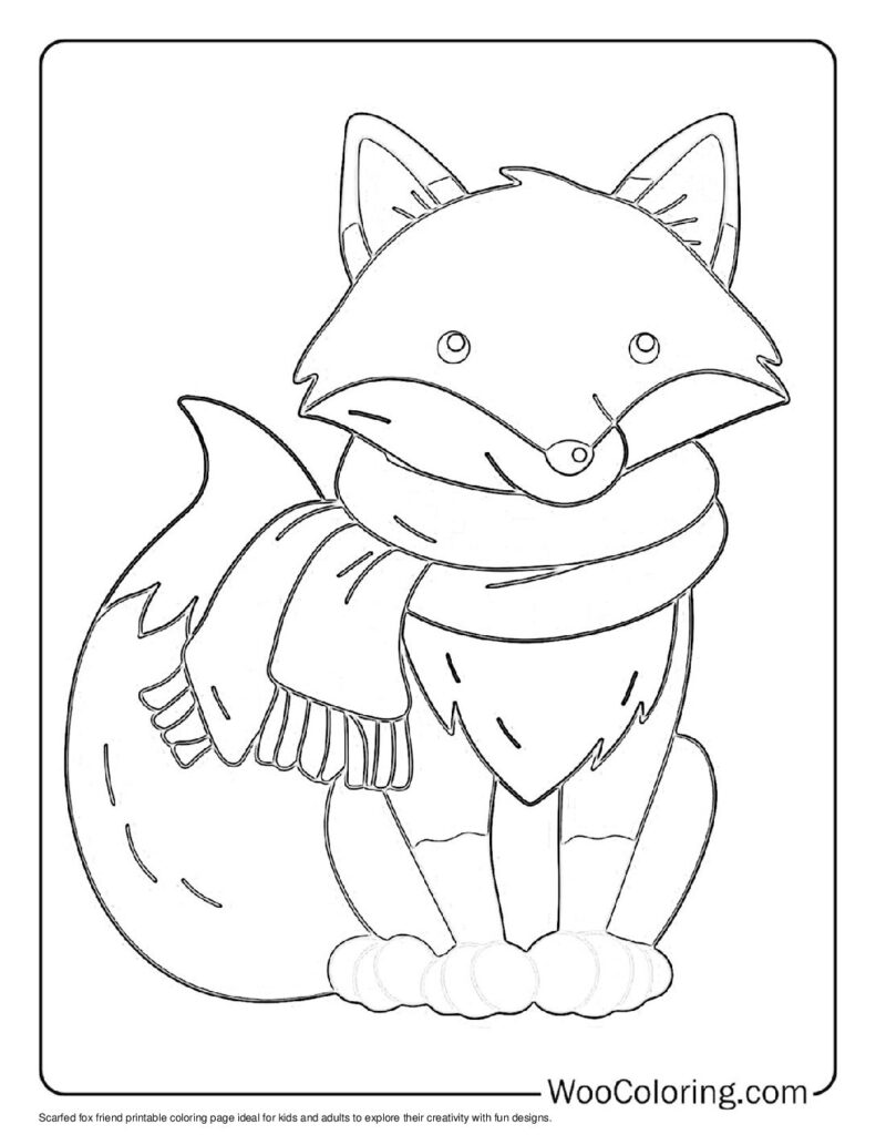 100  Fox coloring pages  Free PDF To Print  - 65
