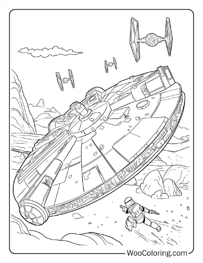100  Star Wars coloring pages  Free PDF To Print  - 50