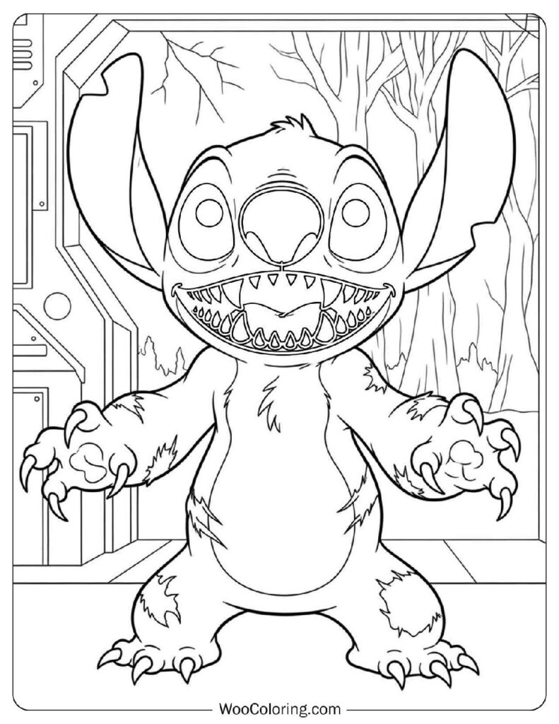 Scary Stitch in Haunted Laboratory