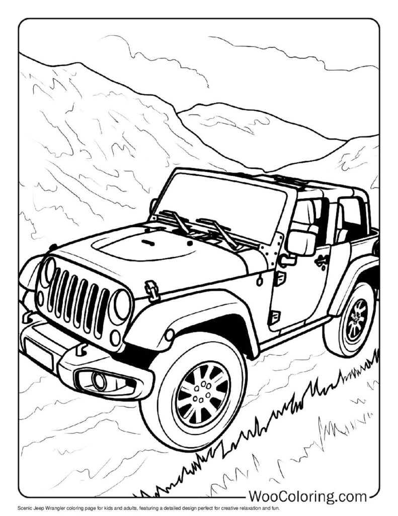 100  Jeep coloring pages  Free PDF To Print  - 56