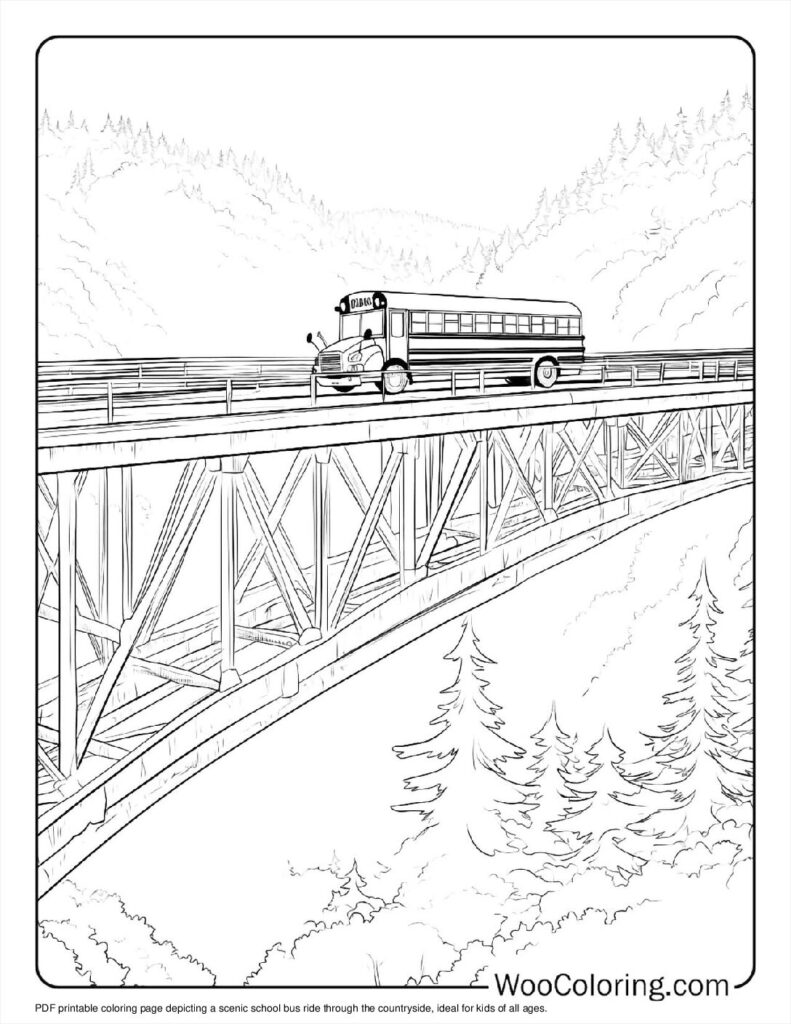 100  School Bus coloring pages  Free PDF To Print  - 52